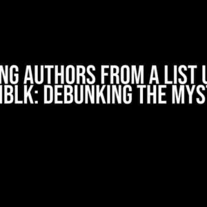 Filling Authors from a List using Authblk: Debunking the Mystery