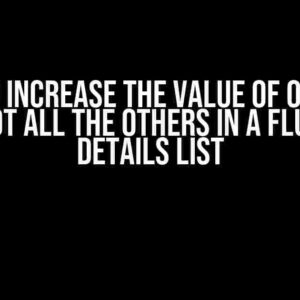 How to Increase the Value of One Row and Not All the Others in a Fluent UI Details List
