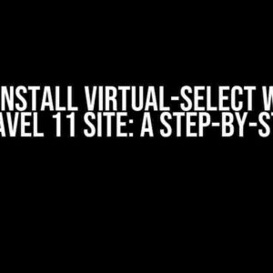 How to Install Virtual-Select with npm on a Laravel 11 Site: A Step-by-Step Guide